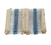 2000pcs/lot 100value x 20pcs 1% 0.25w 1ohm~1m 1/4W metal film resistor kits MQXFCZUX