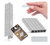 2000x Agrafes pour Agrafeuse 14 mm 53A Agrafes pour Tapisserie Agrafeuse Cloueuse Manuelle Bois Meubles Feuilles Solides Universelles Inoxydables Multifonction