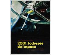 2001 l'odyssée de l'espace Affiche Cinéma Originale Petit Format (58x38 cm Roulée) R1990 Stanley Kubrick