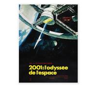 2001, l'Odyssée de l'espace (français) Poster 70 x 90 cm Tableaux Décoration murale