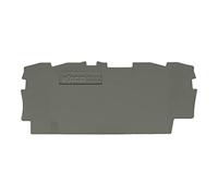 2002-1491 | WAGO END AND INTERMEDIATE PLATE, 0.8 MM THICK GRAY