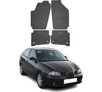 2002-2009 Seat Ibiza Tapis de sol TPE noir 4 pièces