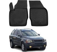 2002-2014 Volvo XC90 Tapis de sol TPE noir 2 pcs