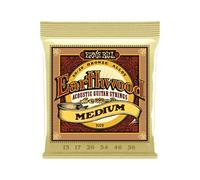 Ernie Ball Cordes pour guitare acoustique Earthwood, Bronze 80/20, calibre 13-56 (moyennes)