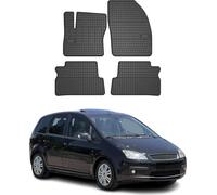 2003-2010 Ford C-Max Tapis de sol en caoutchouc noir 4 pièces