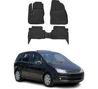2003-2010 Ford C-Max Tapis de sol TPE noir 4 pièces