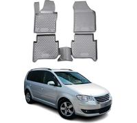 2003-2015 Tapis de sol TPE gris VW Touran 4 pièces