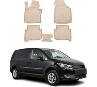 2003-2015 Tapis de sol VW Touran TPE Beige 4 pièces