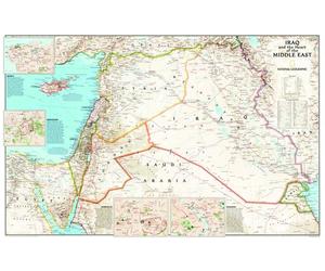 2003 L'Irak et le cœur du Moyen-Orient (carte)