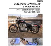 2004-2006 Harley-Davidson XL883 XL1200 Sportster Cyclepedia Printed Motorcycle Service Manual