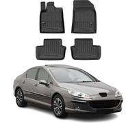 2004-2011 Peugeot 407 Limo Kombi Tapis TPE noir 4 pcs