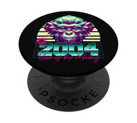2004 Année du Singe rétro années 80 Vaporwave Zodiaque Chinois PopSockets PopGrip Adhésif