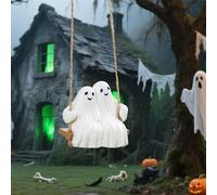 2004 The Handyman Halloween Mansion on Ravenwood Tgz758 (Blanc, 7,8 x 7 cm)