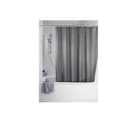 20044100 rideau de douche en textile gris anti moisissure 180x200 cm