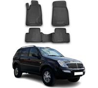 2005-2021 Tapis de sol Ssangyong Kyron TPE noir 4 pcs