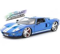 2005 Ford GT "Fast & Furious" Bleu 1:24 Jada Toys 97177 253203013