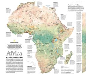 2005 L'Afrique, un paysage riche en histoires (carte)