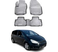 2006-2014 Ford S-Max Tapis de sol TPE Gris 4 pièces