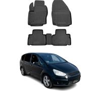 2006-2014 Ford S-Max Tapis de sol TPE noir 4 pièces