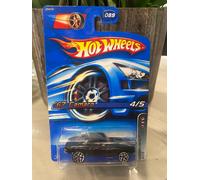 2006 Hot Wheels #89 Motown Métal 4/5 '67 CAMARO Noir Avec Roues Chromées Y5