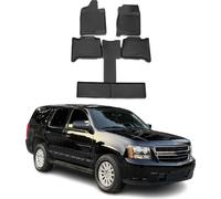 2007-2014 Chevrolet Tahoe Tapis de sol TPE noir 6 pcs