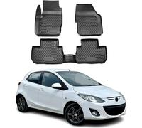 2007-2015 Tapis de sol Mazda TPE noir 4 pièces