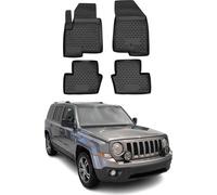 2007-2017 Jeep Patriot Tapis de sol TPE noir 4 pièces