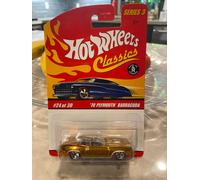 2007 Hot Wheels '70 PLYMOUTH BARRACUDA OR Classiques Série 3 #24 Goodyear 5sp