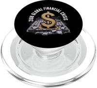 2008 Crise Financière Tshirt Finance Argent Administration PopSockets PopGrip pour MagSafe