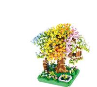 2008+ Pcs Arbre Maison Construire Bloc,Fleur Bonsai Ensemble De Construction Cabane dans Les Arbres,pour Les Enfants Adultes