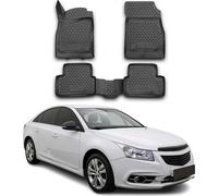 2009-2015 Chevrolet Cruze tapis de sol TPE Noir 4 pcs