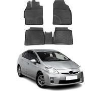2009-2015 Tapis de sol Toyota Prius TPE noir 4 pièces