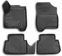 2009-2016 Citroën C3 Picasso Tapis TPE Noir 4 pièces