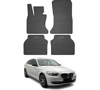 2009-2017 BMW Série 5 Gran Turismo F07 Tapis de sol en caoutchouc noir 4 pièces