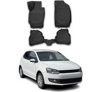 2009-2017 Tapis de sol VW Polo TPE noir 4 pièces
