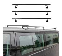 Barres transversales de Coffre pour Nissan NV200 2009-2020 Métal Noir 3 Pcs