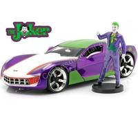Jada JAD31199 1/24 2009 Chevy Corvette Stingray Dc Comics Avec Joker Figurine