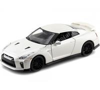 2009 Nissan GT-R R35 Blanco Perla 1:24 Bburago 21082