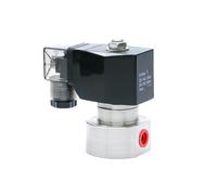 200bar/100bar Solenoid Valve 1/8' 1/4' Normally Close 304 Stainless Steel for 220VAC DC12V/24V Applications(220VAC,1/8")