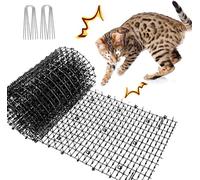 200CM*28CM Tapis Anti-Chat avec Pointes Empêcher Les Animaux de S'approcher,Tapis Répulsif Chat avec 8Pcs Clous de jardin Tapis Extérieur Anti-Chiens Convient Pour Les Jardins Intérieurs et Extérieurs