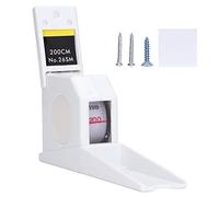 200cm Height Measuring Meter, Height Ruler Home Use Wall Mounted Retractable Tape Measure Altimeter Auxiliary Equipment White