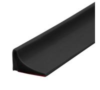 200cm Joint Porte Douche, Barrière de Douche Pliable, Silicone Seuil de Douche Barrage D'Eau Autocollante, Barrage d Eau de Seuil de Douche, Joint Pare Baignoire, pour Baignoire, Coins, Évier (Noir)