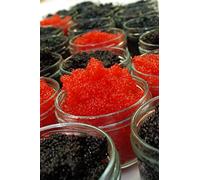200g (2x100g) Œufs De Lompe Noirs + 200g (2x100g) Œufs De Lompe Rouges - Black or Red Lumpfish eggs 400g