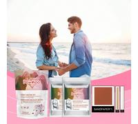 200g/50g Ensemble de poudre de moulage de main pour la Saint-Valentin, convient aux couples et aux familles, kit de moulage en plâtre DIY, utilisé pour créer des souvenirs mémorables, moulages de main
