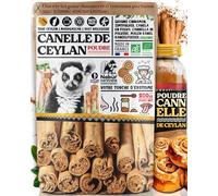 200g Cannelle de Ceylan en Poudre 100% BIO | Madagascar | Cannelle moulue de Ceylan - NABÜR