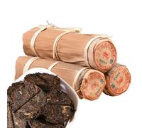 200g De Thé Noir PuErh Mûr Du Yunnan Pressé à La Main Issu D'une Galette De Tea Pu'er Mûr Du Yunnan Selon La Méthode Traditionnelle Thé Aromatique Pour Une Infusion Délicieuse