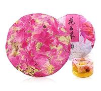 200g De Thé Parfumé à La Pivoine Tea Puer Pressé à La Main Tisane Aux Fruits Et Nectars Tea Vert Pour Une Meilleure Beauté Tee Brut Pour Faciliter La Digestion Infusion De Fleurs En Vrac