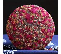 200g De Tisane Verte Bio - Thé Pu-Erh Original Naturel Et Parfumé Au Nectar De Rose Formule Ancestrale Saveur Intense De Rose Douceur Onctueuse Et Conservation Facile