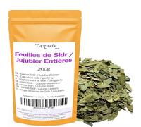 200g Feuilles de Jujubier/sidr Entières - Feuille de sidr séchée - Arôme & Goût Intense - 100% Naturel, Pur et Sans Additifs | Qualité Supérieure - TazarinLtd