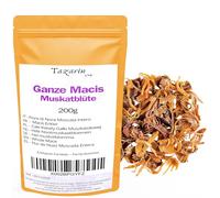 200g Macis Entier - Fleurs de Muscade Entières - Arôme & Goût Intense - 100% Naturel, Pur et Sans Additifs | TazarinLtd